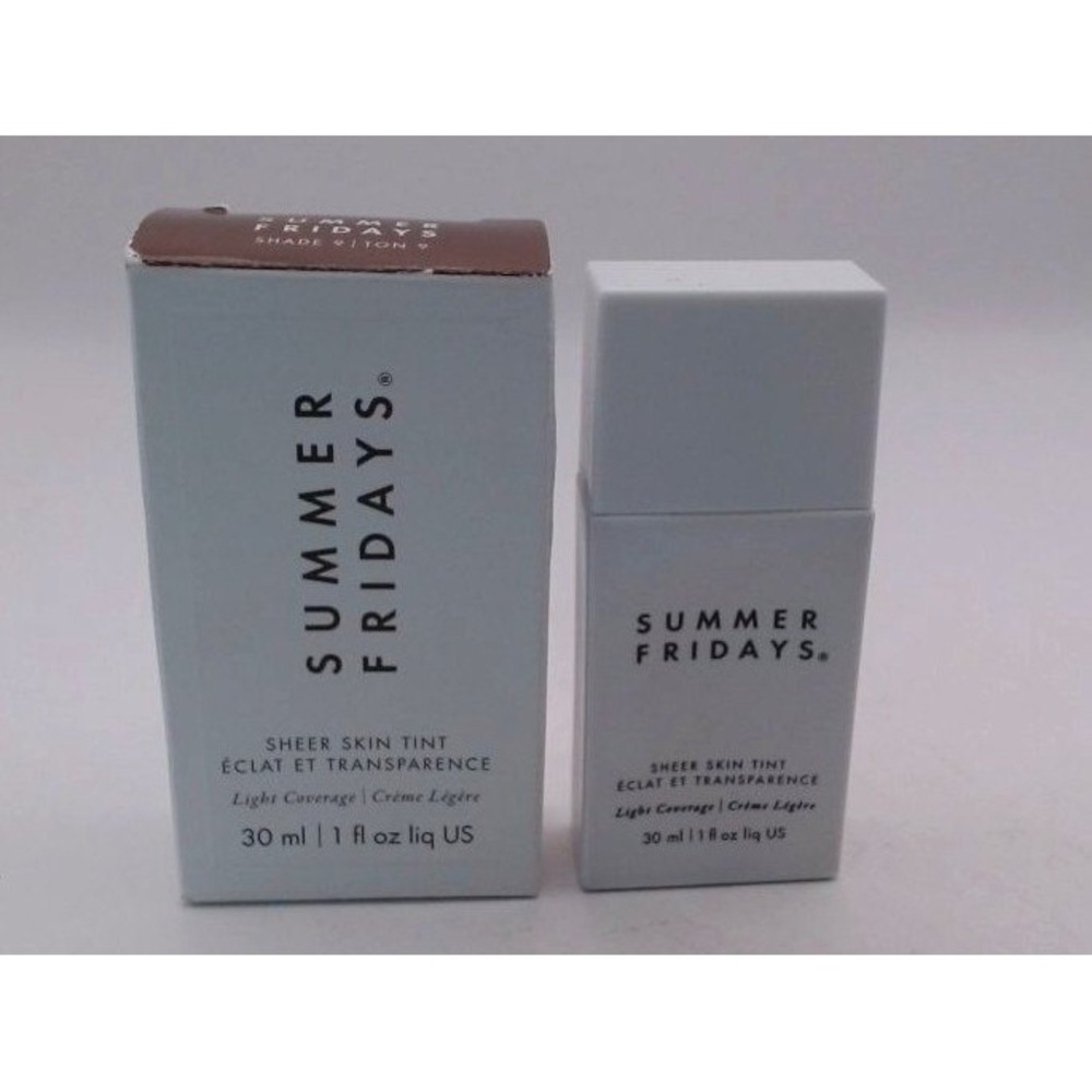 Summer Fridays - Sheer Skin Tint , Shade 9, 1 Fl Oz, BNIB